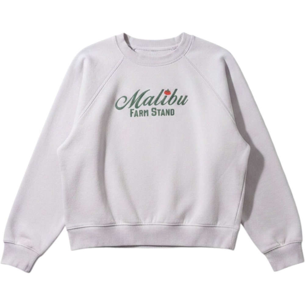 Old Navy Malibu Farm Stand SoComfy Lavender Raglan Sweatshirt Purple Womens M